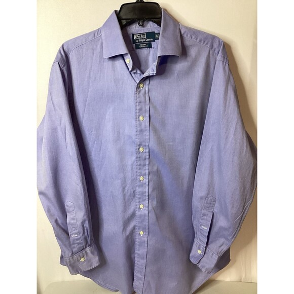 Polo By Ralph Lauren Men’s Regent Classic Fit Button Down Shirt Blue Size 16 1/2 - Picture 1 of 8